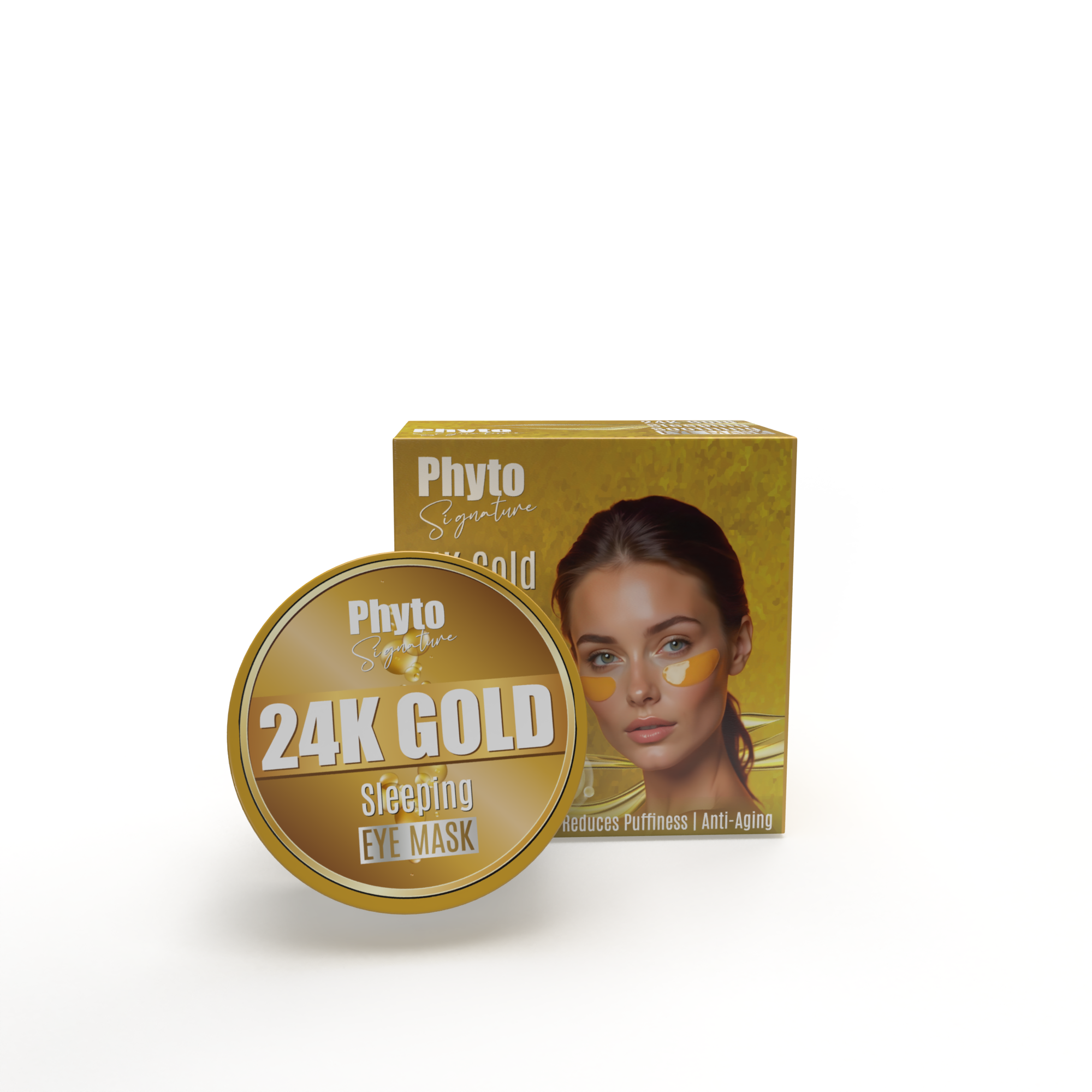 24K Gold Seeping Soothing Eye Mask (30 Pairs) (SP1489)